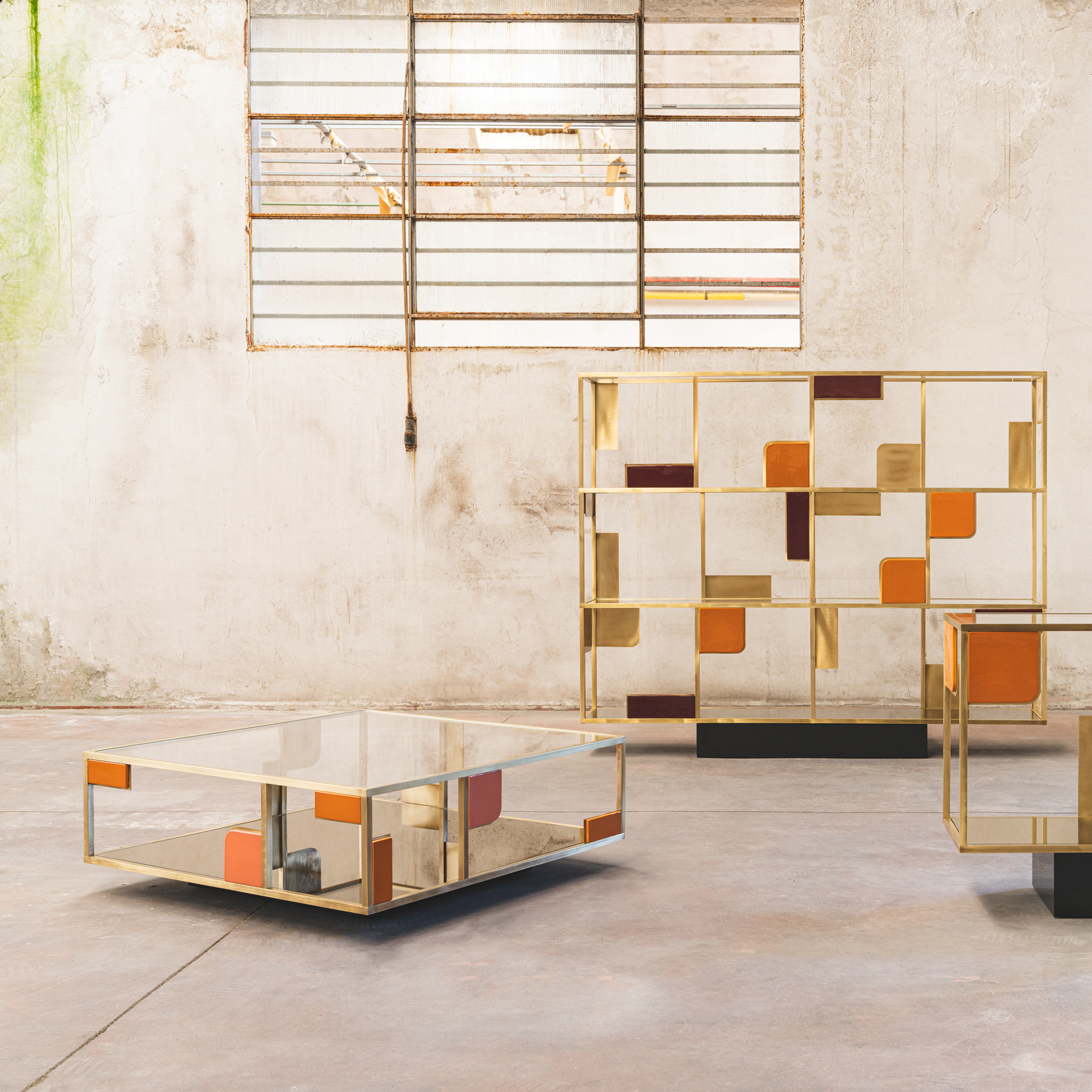 Sunset - Square coffee table 